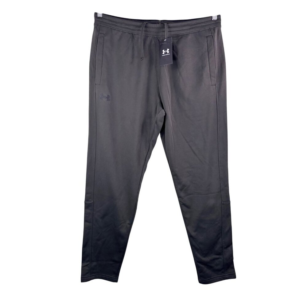 Under Armour loose fit mens Fleece lined Sweat pants hunter green sz xl